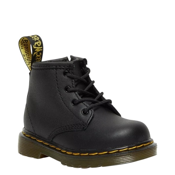 Dr. Martens INFANT 1460 SOFTY T LEATHER LACE UP BOOTS Size 6 NWOB - Picture 2 of 11